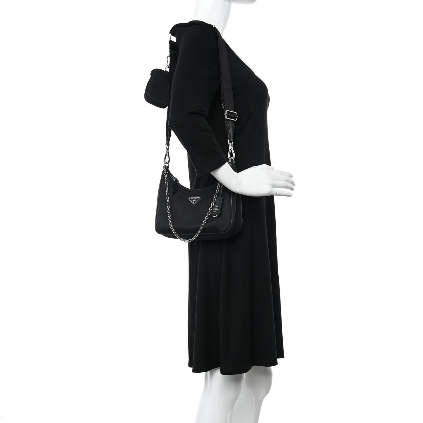 Nylon Re-Edition 2005 Shoulder Bag Black