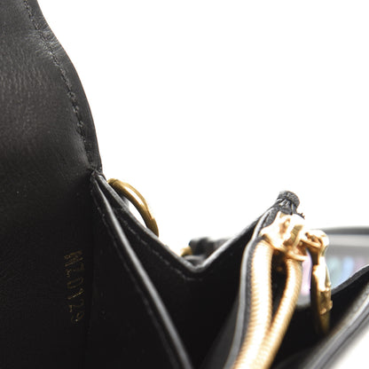 Louis Vuitton Calfskin Love Lock New Wave Long Wallet Black 7 of 7