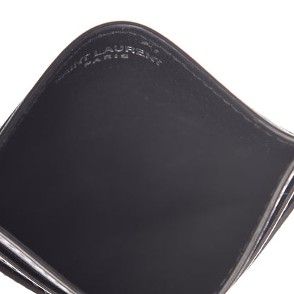 Saint Laurent Calfskin Plate Card Case Black 5 of 7