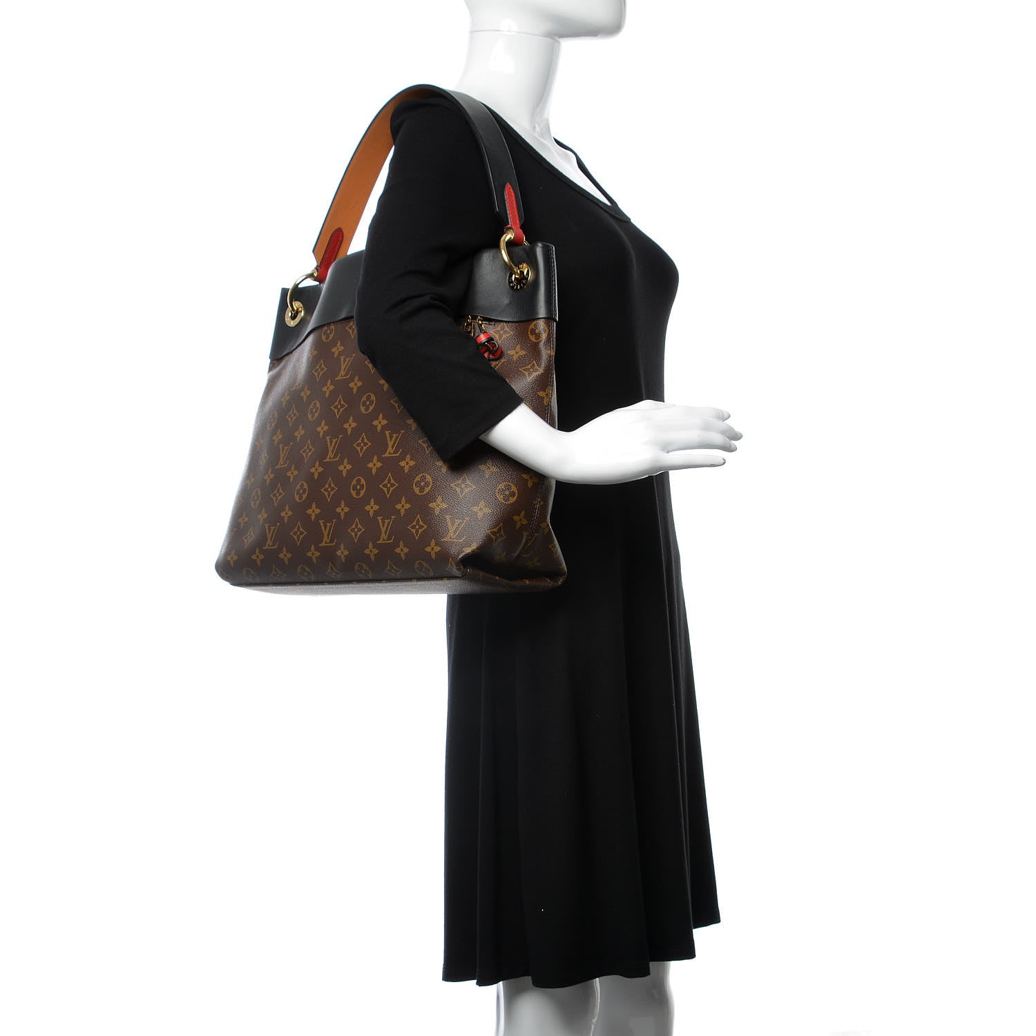 Louis Vuitton Monogram Tuileries Hobo Black 2 of 9