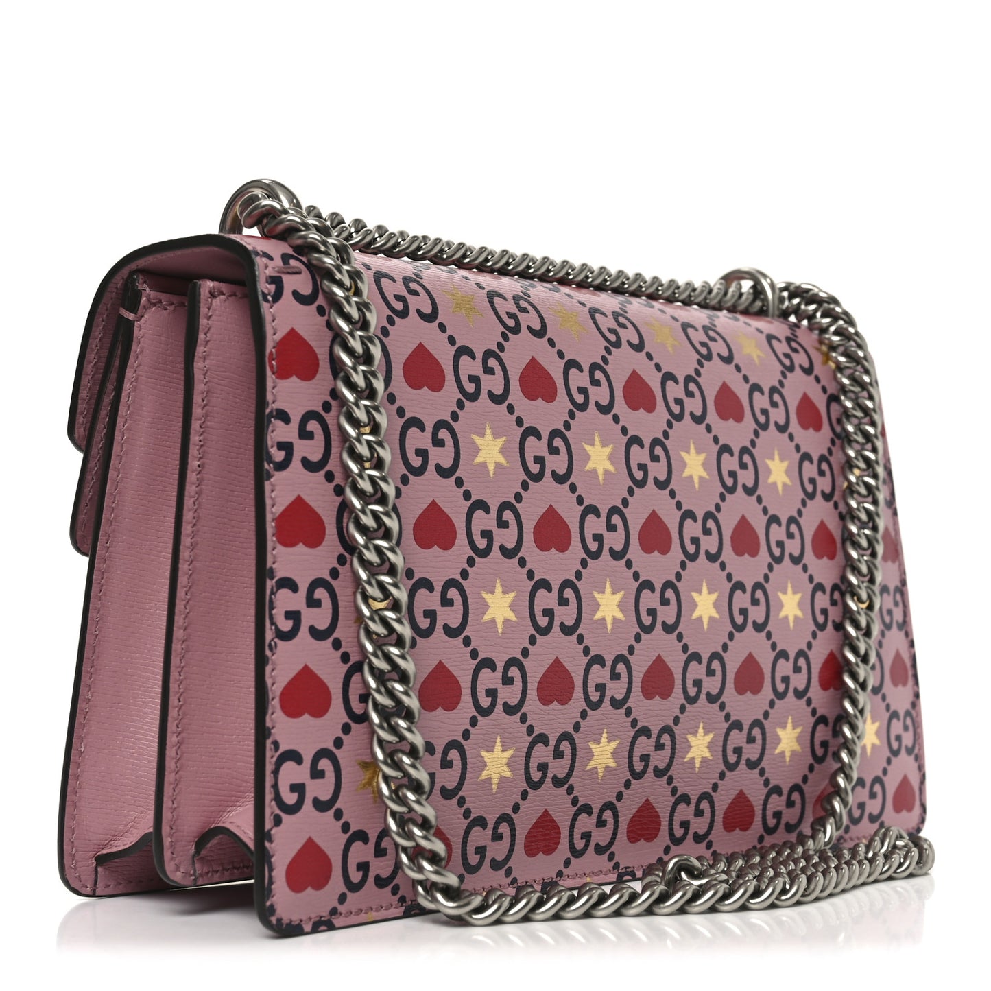 Calfskin Valentine's Day Exclusive Small Dionysus Bag Pink