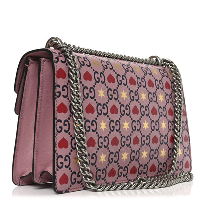 Gucci Calfskin Valentine's Day Exclusive Small Dionysus Bag Pink 3 of 12