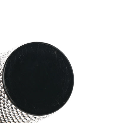 Chanel Metal Resin Lambskin Crystal Lipstick Case Long Necklace On Chain Silver Black Gold 10 of 12