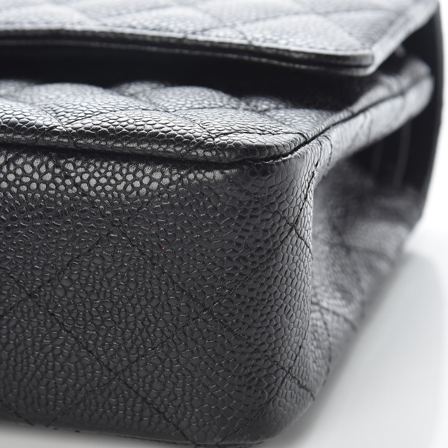 Chanel Caviar Quilted Medium Double Flap Black 6 of 12