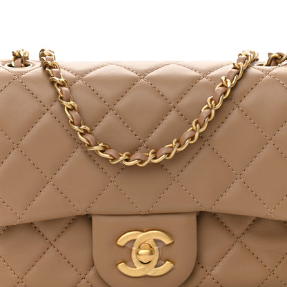 Chanel Lambskin Quilted Mini Pearl Crush Flap Beige 8 of 12