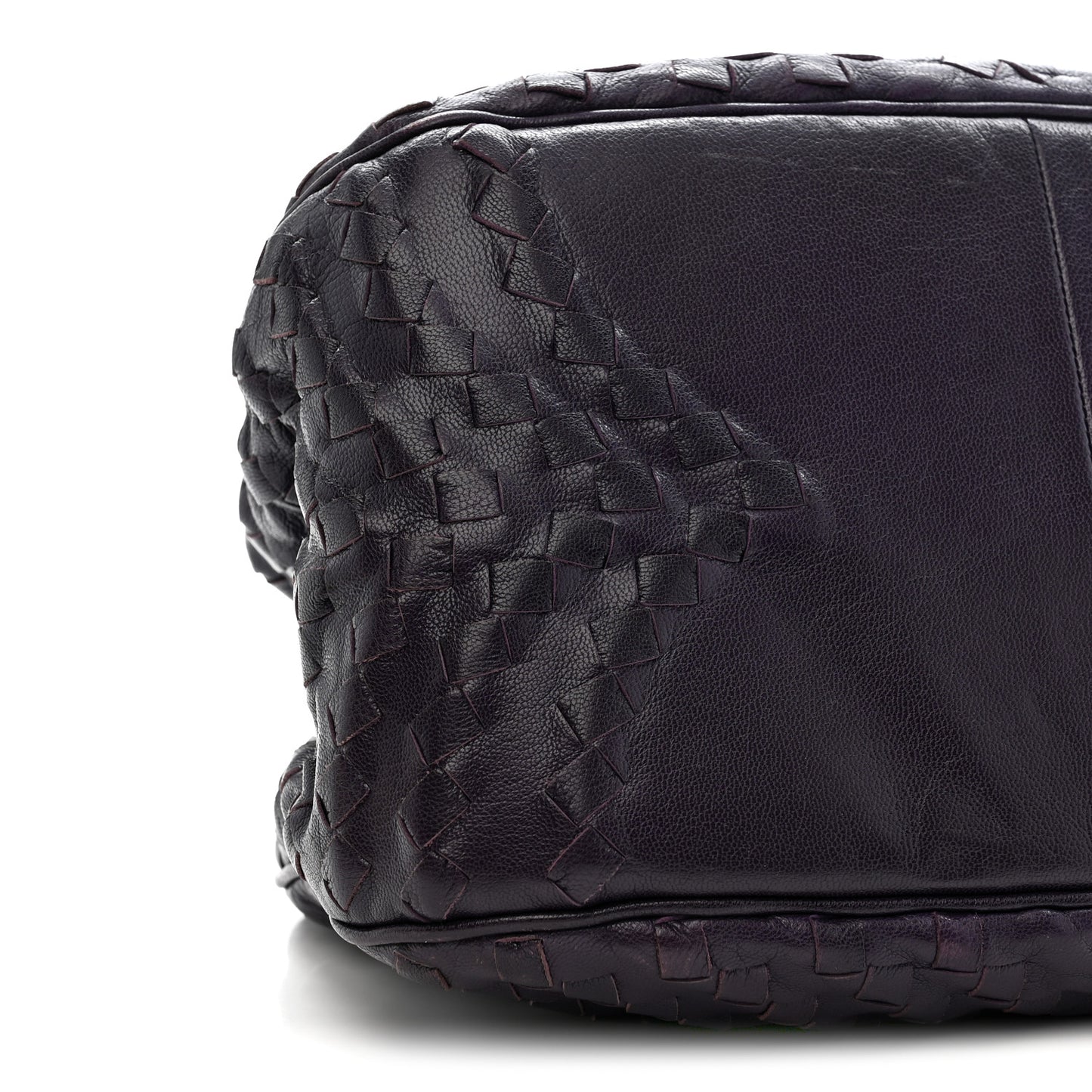 Nappa Intrecciato Maggiore Small Basket Bag Monalisa