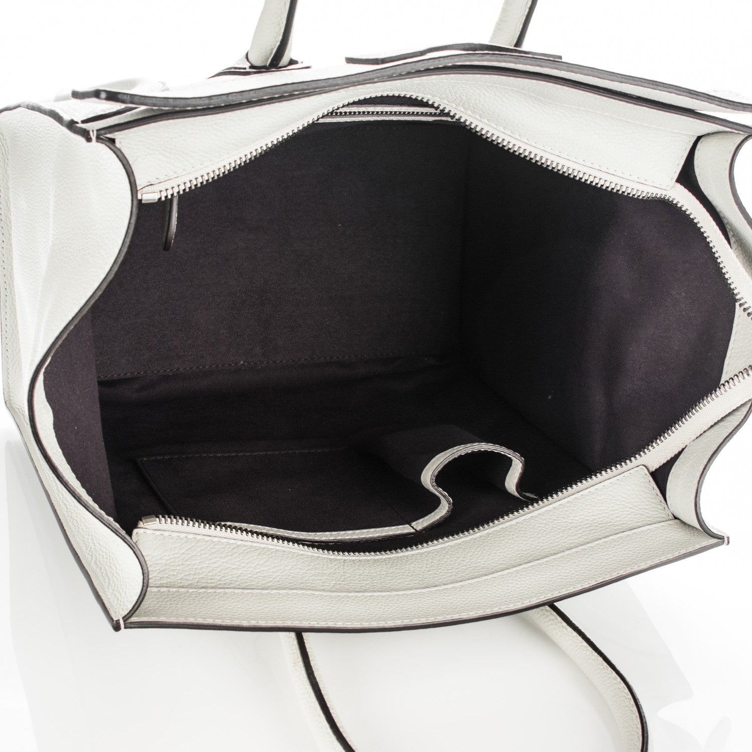 Celine Drummed Calfskin Mini Luggage Lune 5 of 7