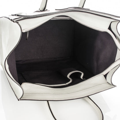Celine Drummed Calfskin Mini Luggage Lune 5 of 7