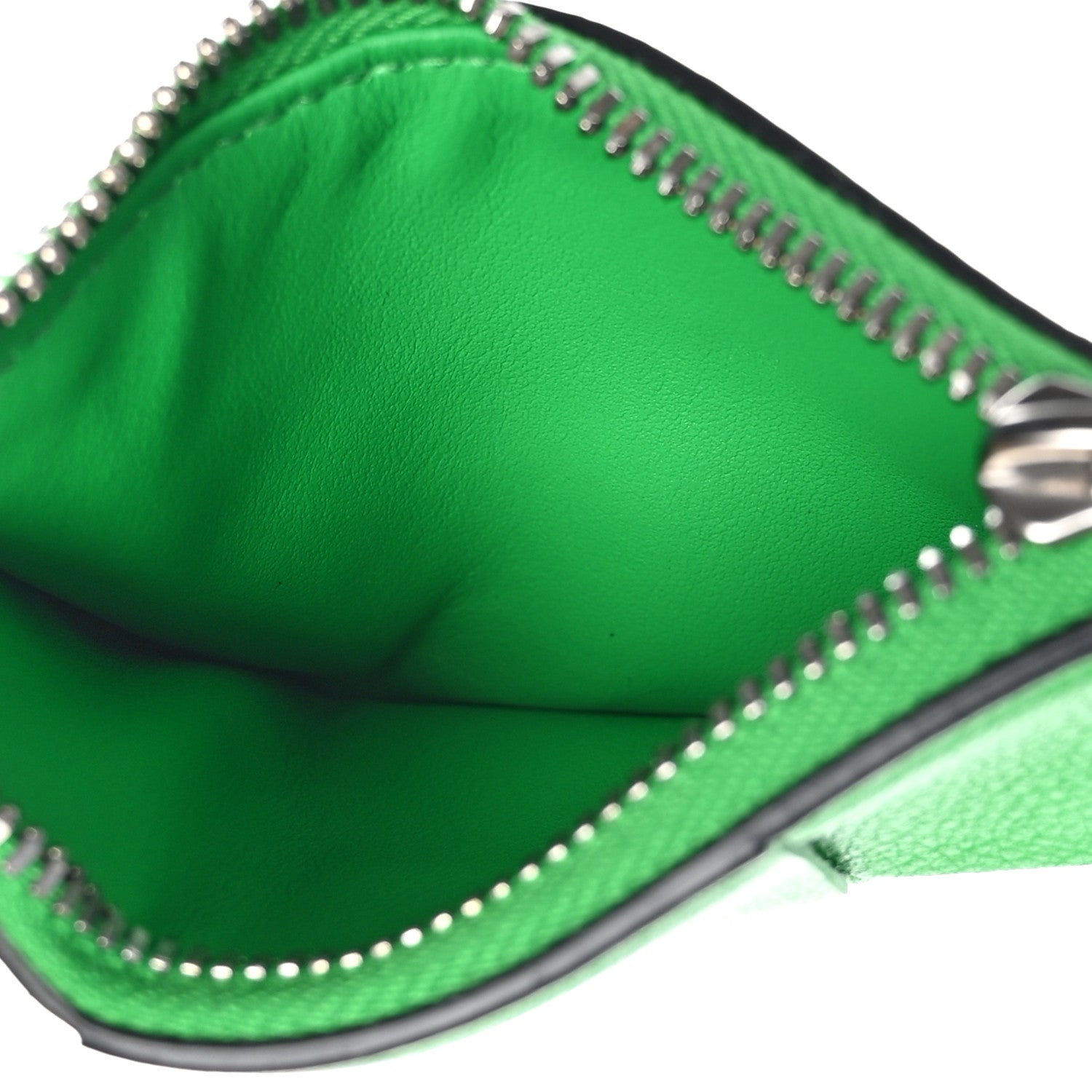 Bottega Veneta Nappa Intreccio Cassette Zipped Card Case Parakeet 5 of 8
