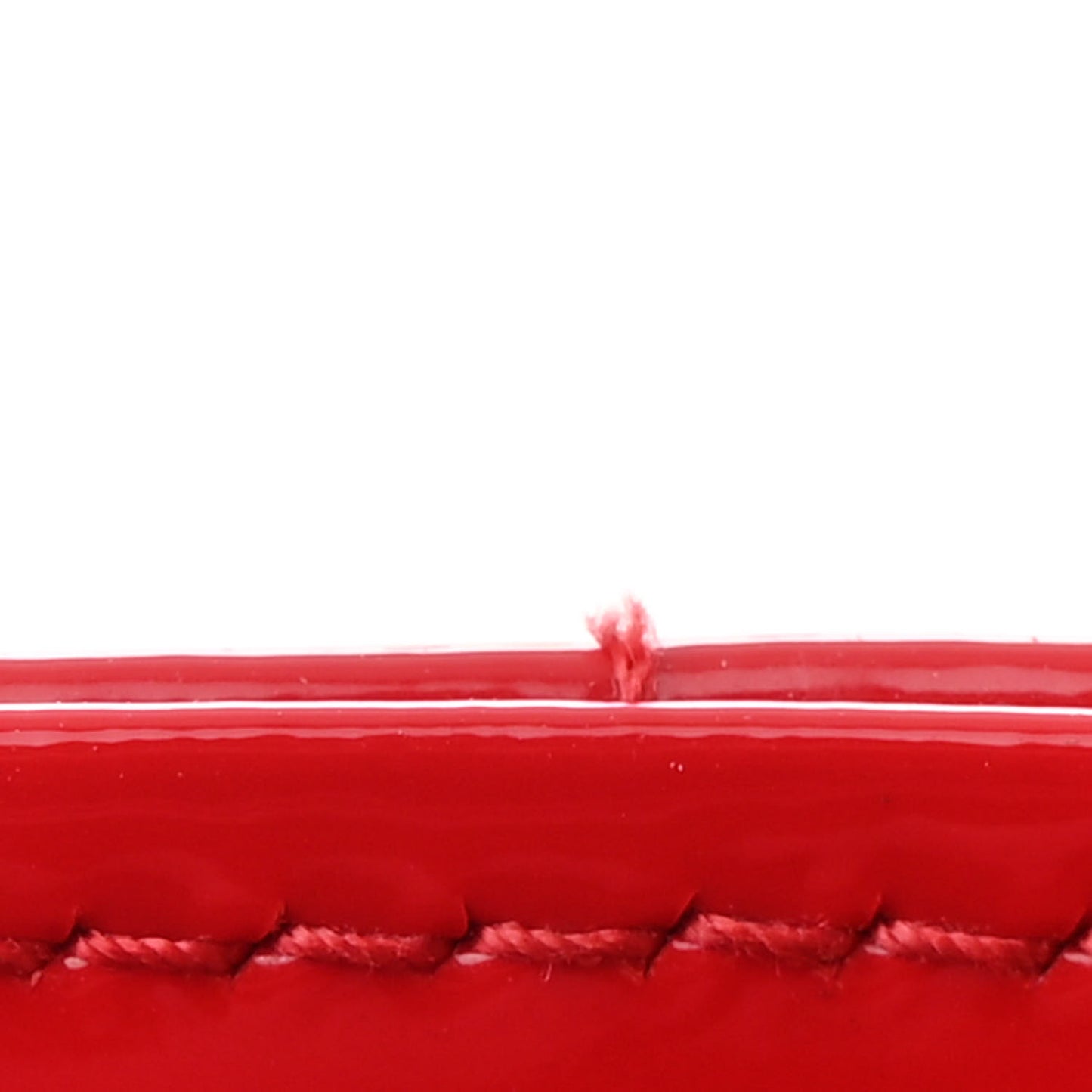 Patent Cannage Mini Lady Dior Red