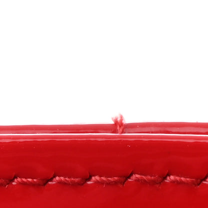 Christian Dior Patent Cannage Mini Lady Dior Red 12 of 13