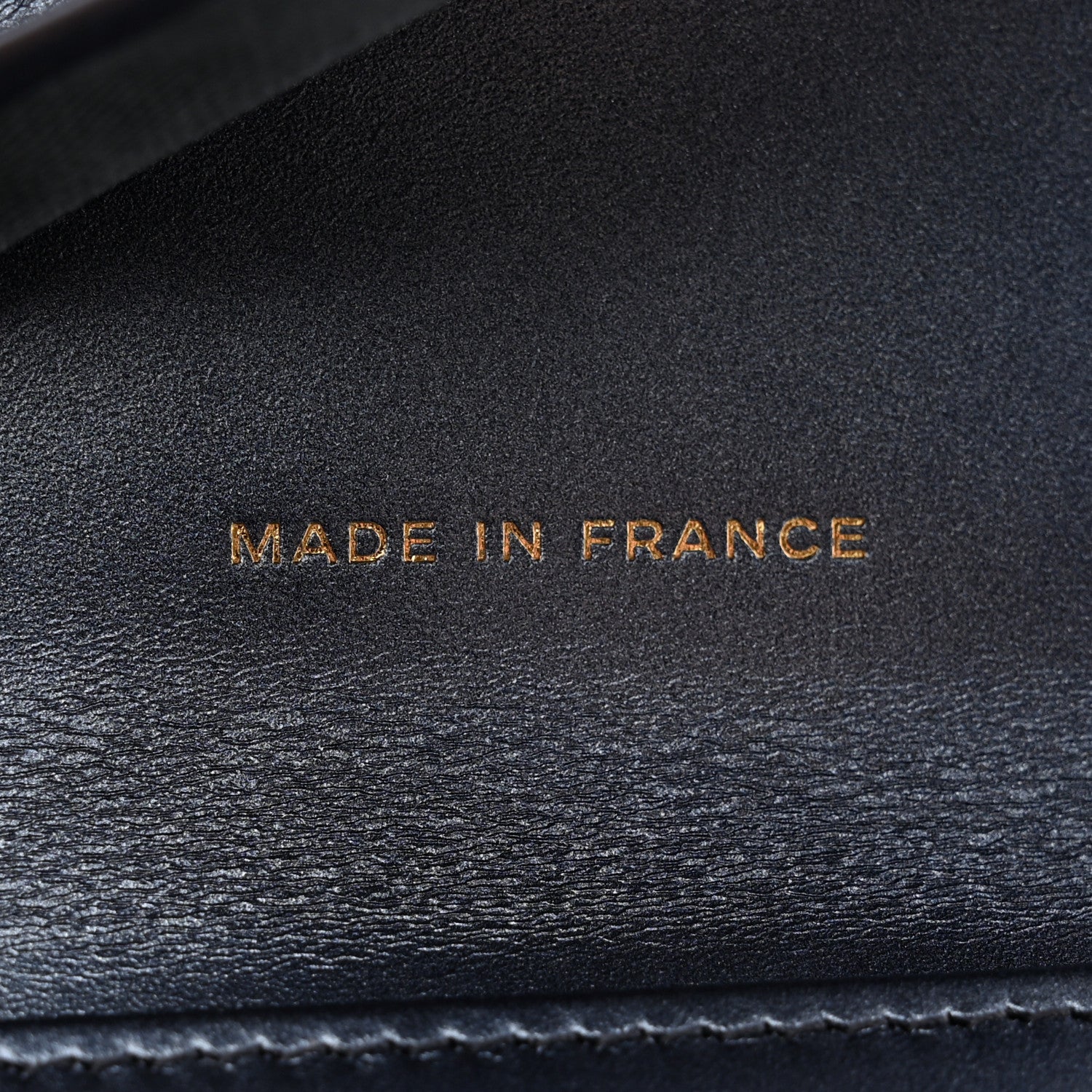 Chanel Iridescent Lambskin Quilted Compact Flap Wallet Navy 7 of 9