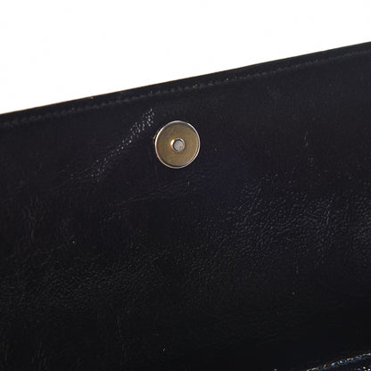 Saint Laurent Textured Patent Monogram Small Belle De Jour Clutch Black 8 of 9