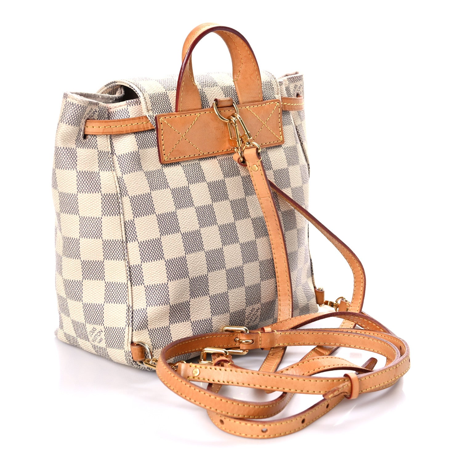 Louis Vuitton Damier Azur Sperone BB Backpack 2 of 18