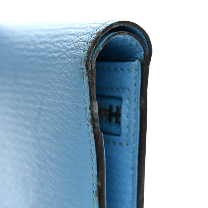 Hermes Chevre Mysore Bearn Compact Wallet Celeste 17 of 17