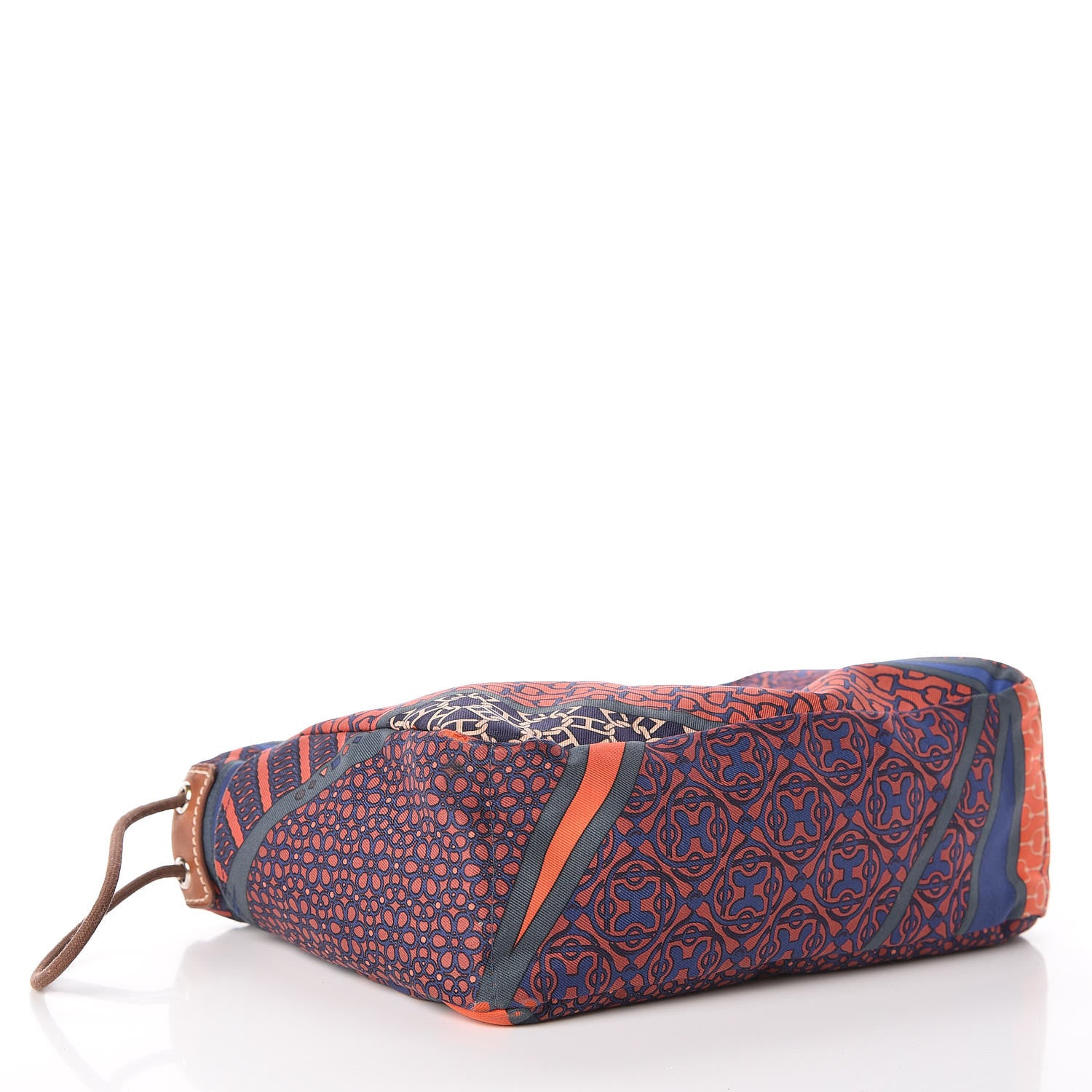 Hermes Silk Carre en Cravates Fourbi 20 PM Pouch Ocean Bleu 4 of 14