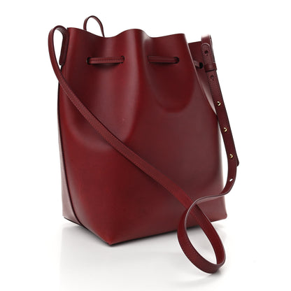 Mansur Gavriel Calfskin Bucket Bag Bordeaux 4 of 11
