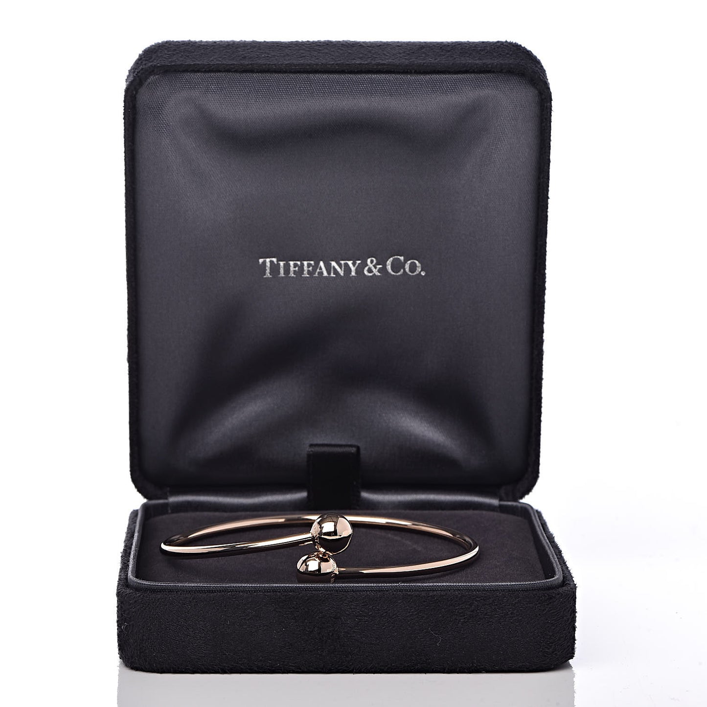 18K Rose Gold 8mm HardWear Ball Bypass Bracelet