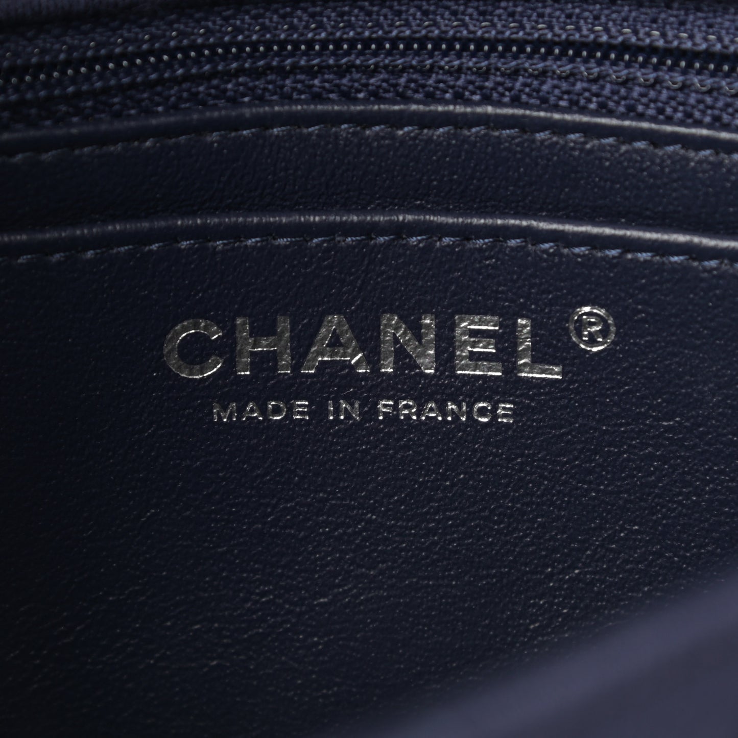 Jersey Quilted Mini Rectangular Flap Navy