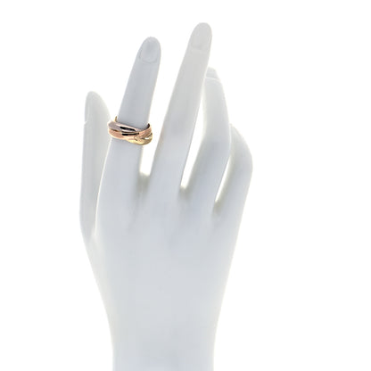 Cartier 18K Pink Yellow White Gold Classic Trinity Ring 50 5.25 2 of 5