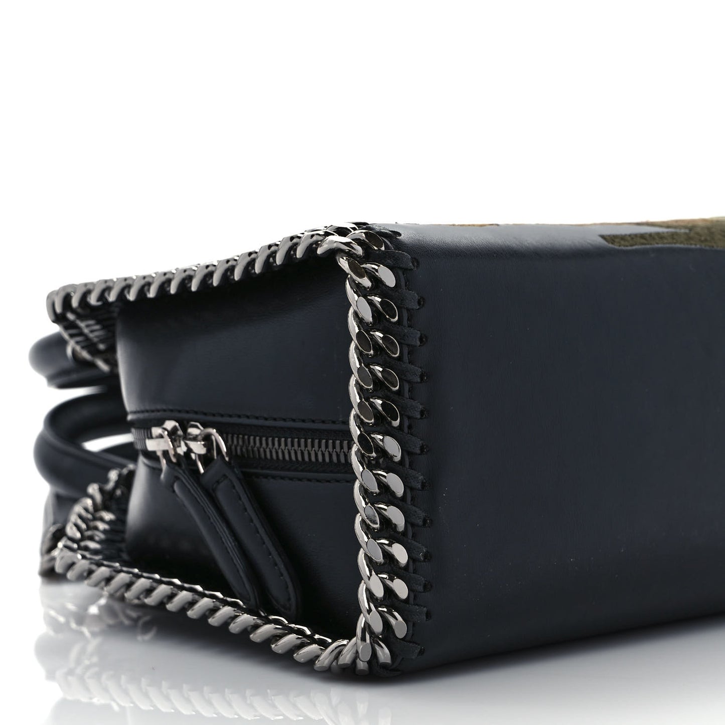 Eco Alter Nappa Mini Falabella Box Sun Handle Bag Black