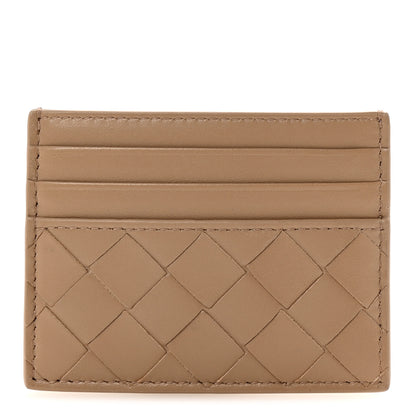 Bottega Veneta Nappa Intrecciato Card Case Camel 2 of 16