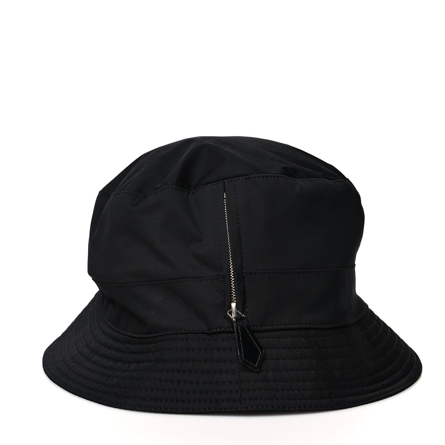 Hermes Polyester Nylon Motsch Bucket Hat 58 Black 4 of 7