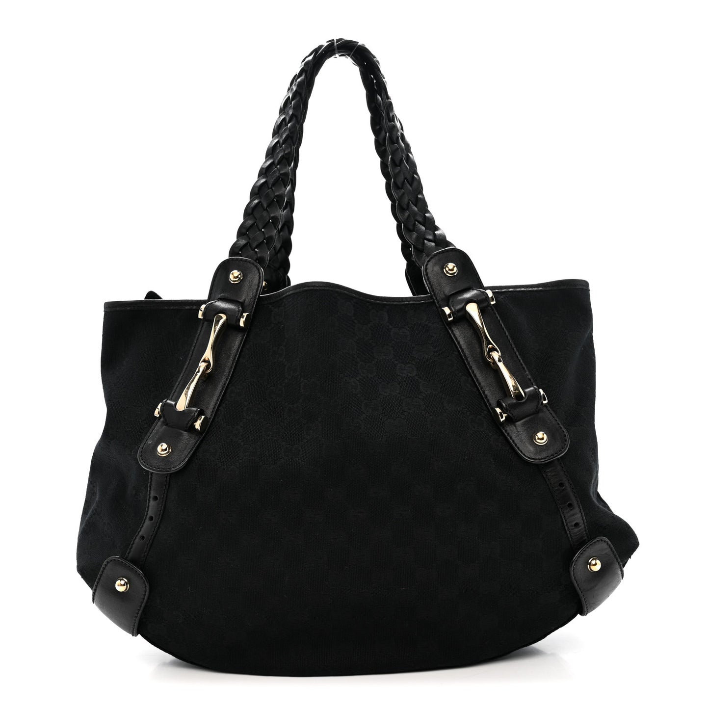 Monogram Medium Pelham Shoulder Bag Black