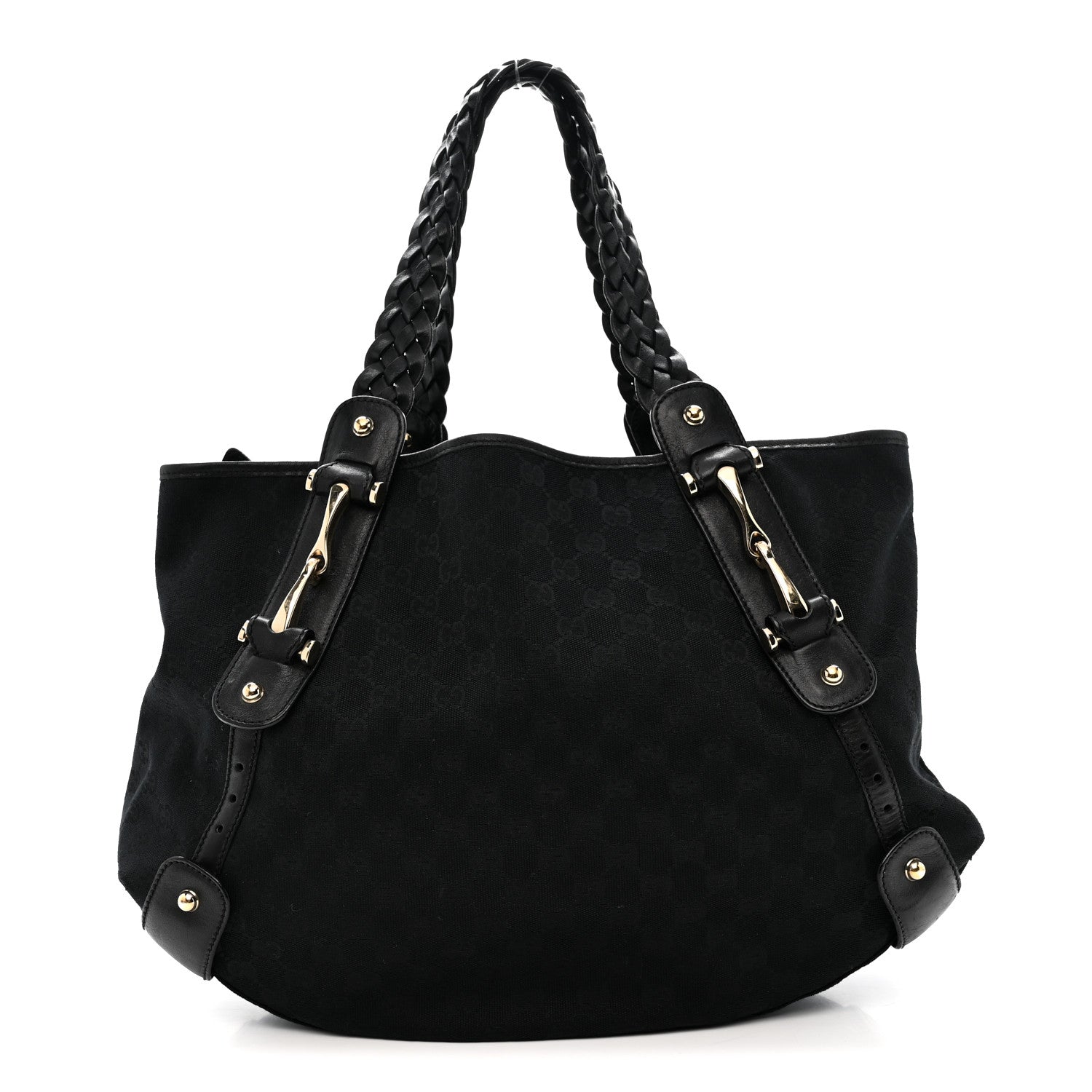 Gucci Monogram Medium Pelham Shoulder Bag Black 1 of 14