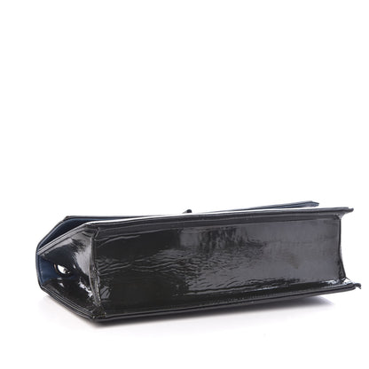 Chanel Patent Mademoiselle Single Flap So Black 5 of 10