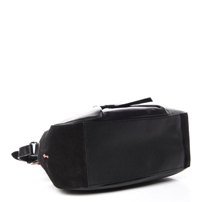 Christian Louboutin Calfskin Suede Salina Messenger Bag Black 4 of 9