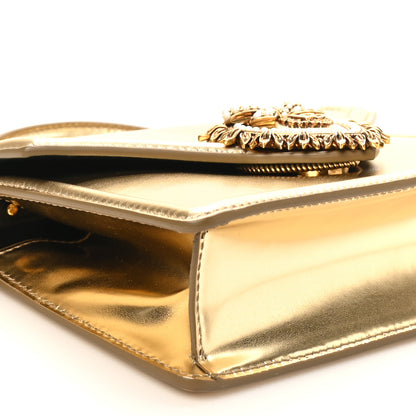 Dolce & Gabbana Metallic Nappa Small Devotion Envelope Top Handle Bag Gold 8 of 10