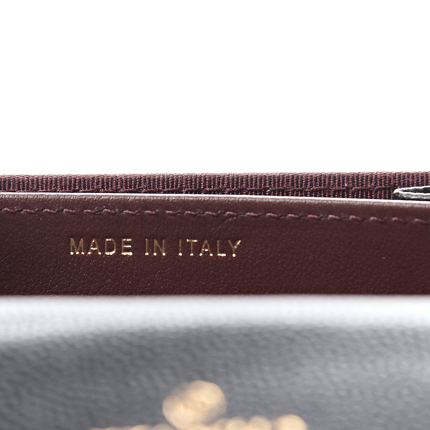 Caviar Quilted Flap Card Holder Wallet Black