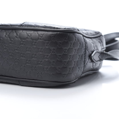 Gucci Guccissima Mini Bree Messenger Bag Black 10 of 14