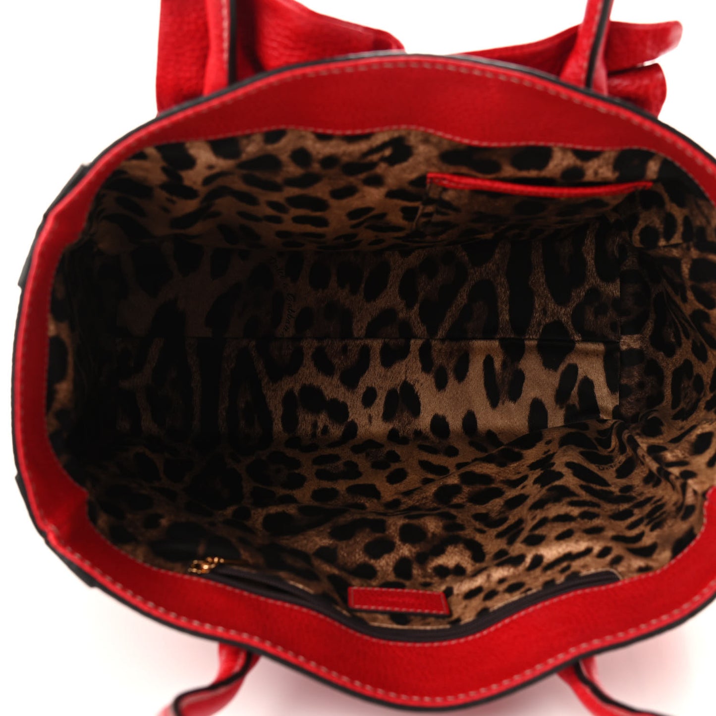 Calfskin Miss Heather Tote Red