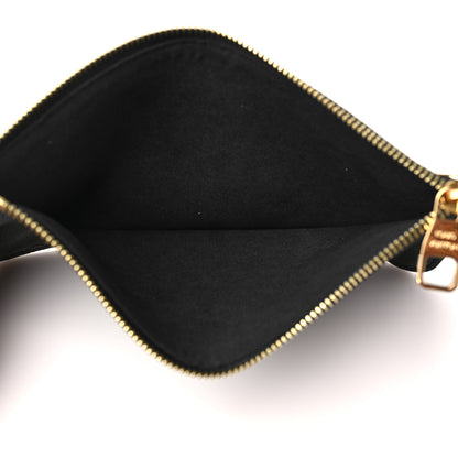 Louis Vuitton Empreinte Monogram Giant Neverfull MM Pochette Black 5 of 8