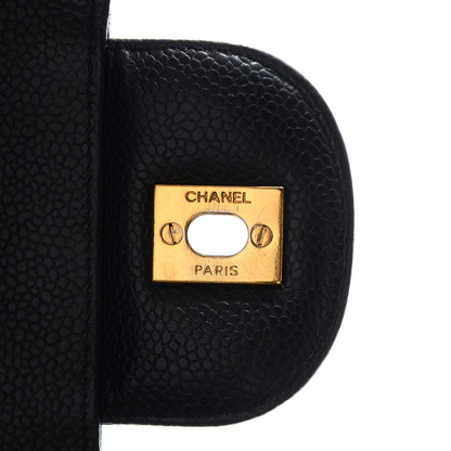 Chanel Caviar Maxi Single Flap Black 8 of 8