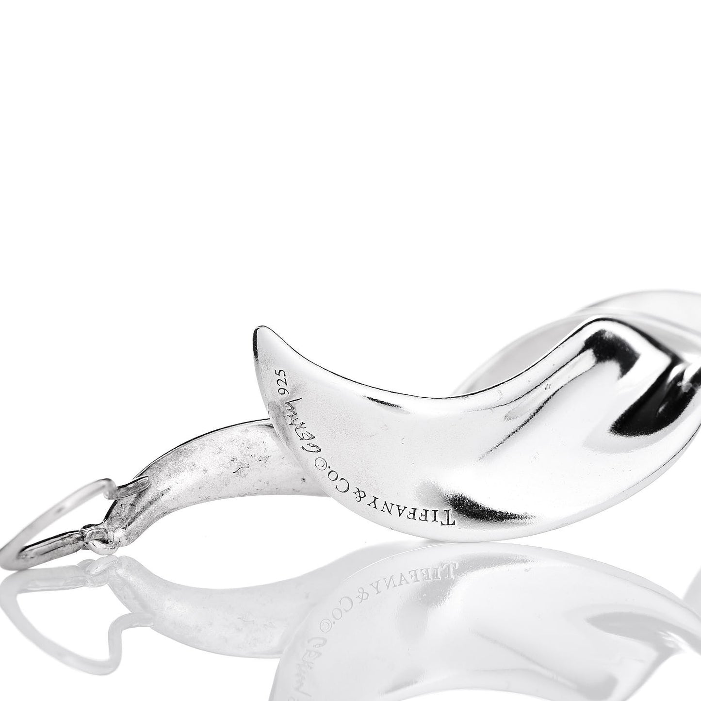 Sterling Silver Frank Gehry Orchid Drop Earrings