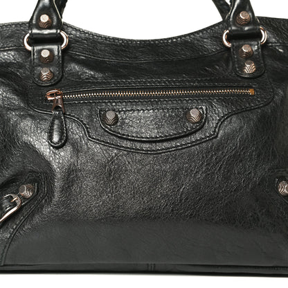 Balenciaga Agneau Giant 12 Rose Gold Hardware Town Black 9 of 9