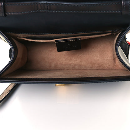 Gucci Calfskin Mini Sylvie Top Handle Bag Black 4 of 17