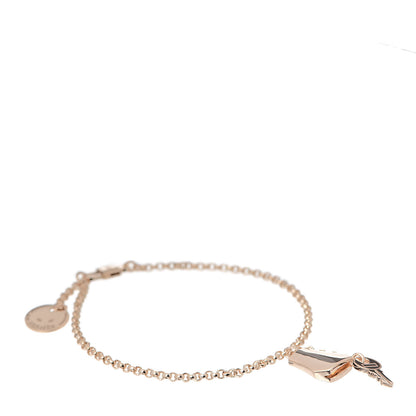 Hermes 18K Rose Gold PM Kelly Clochette Bracelet SH 1 of 6