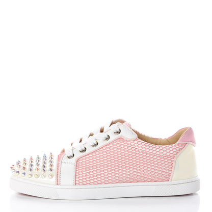 Christian Louboutin Alveole Calfskin Spiked Gondolita Flat Sneakers 35.5 Dolly 1 of 8