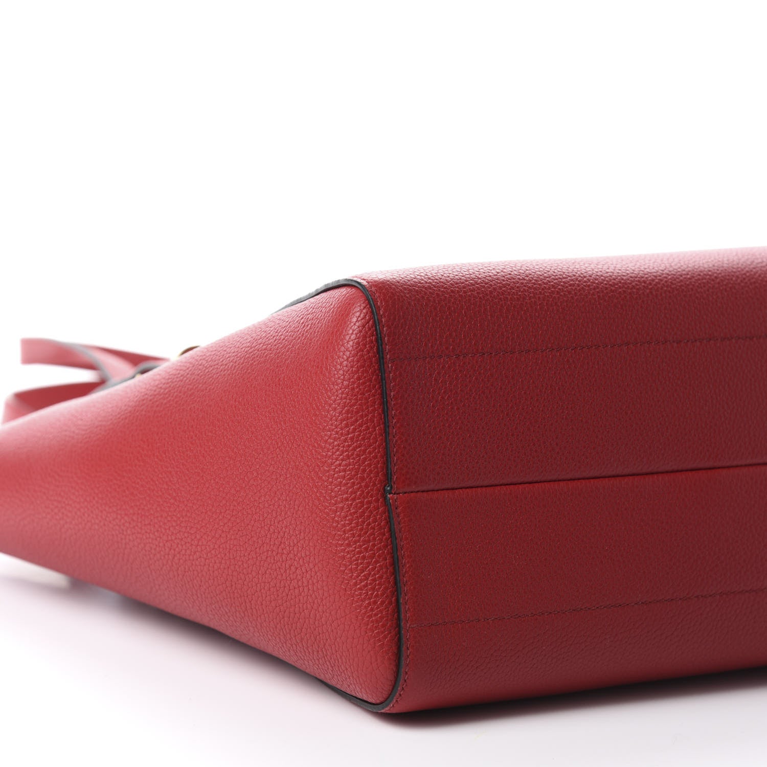 Prada Vitello Daino Shopping Tote Rosso 6 of 11