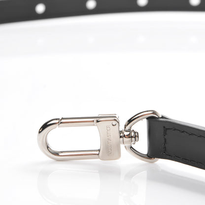 Louis Vuitton Calfskin 16mm Adjustable Shoulder Strap Black 4 of 4