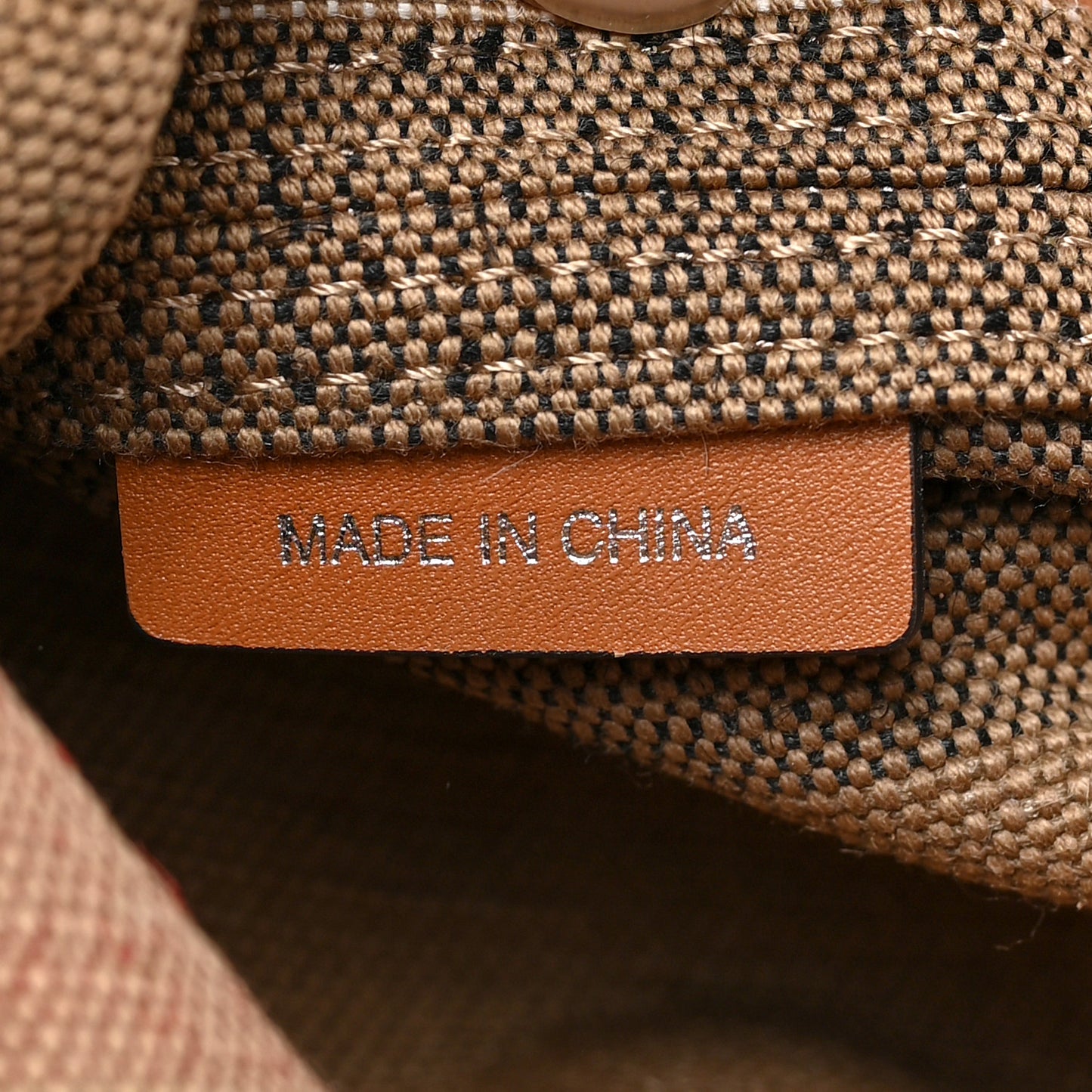 Canvas Mega Check Medium Ashby Hobo Saddle Brown