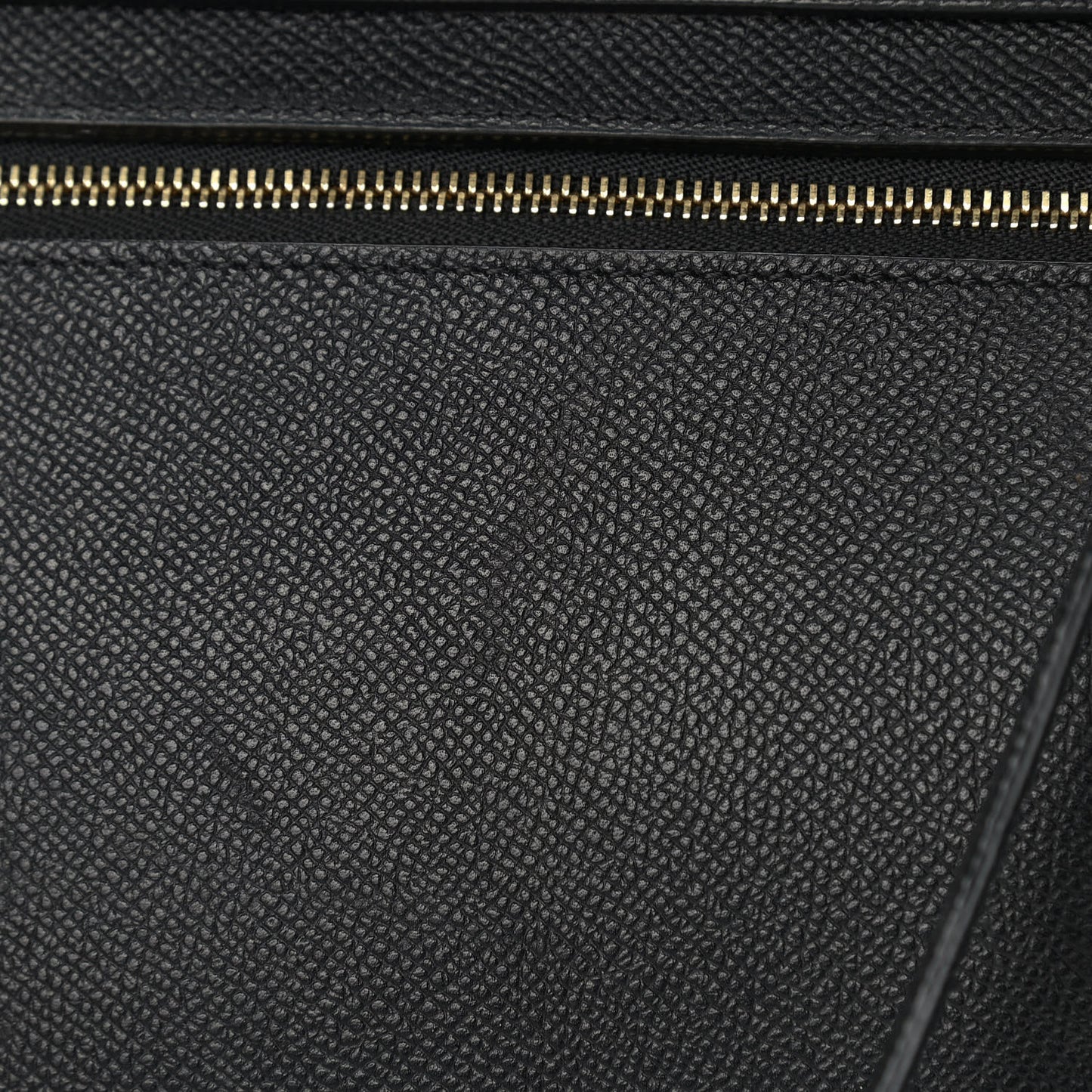 Grained Calfskin Mini Belt Bag Black