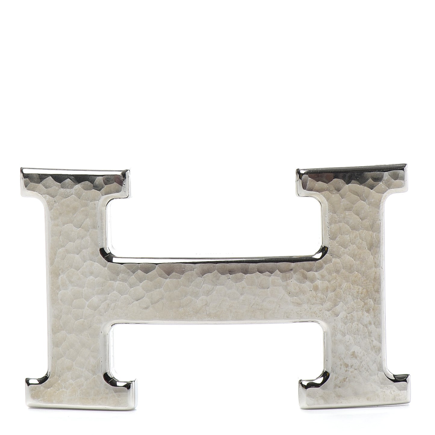 Palladium Martelee 32mm H Belt Buckle Silver