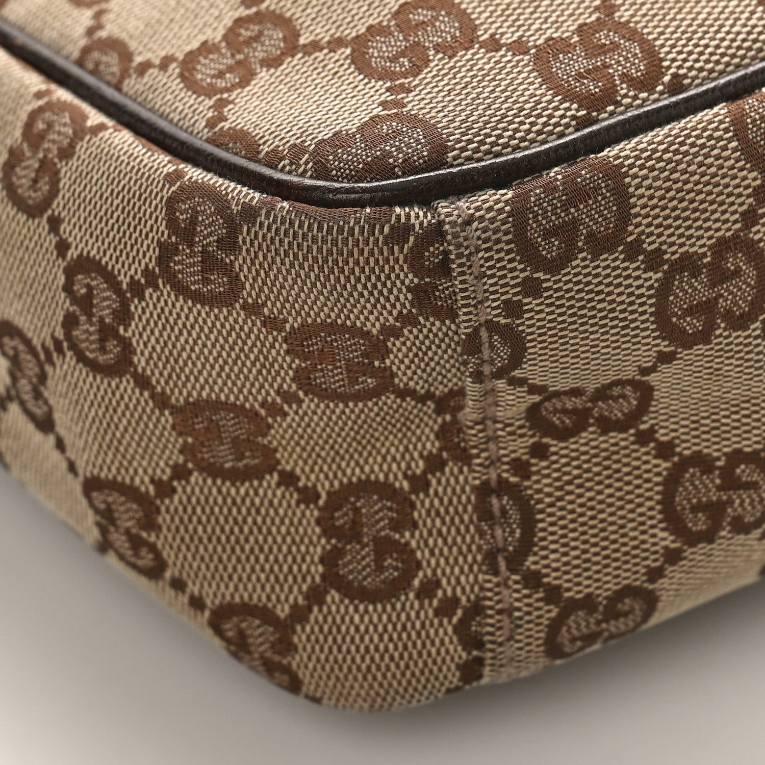 Gucci Monogram Messenger Bag Brown 8 of 9