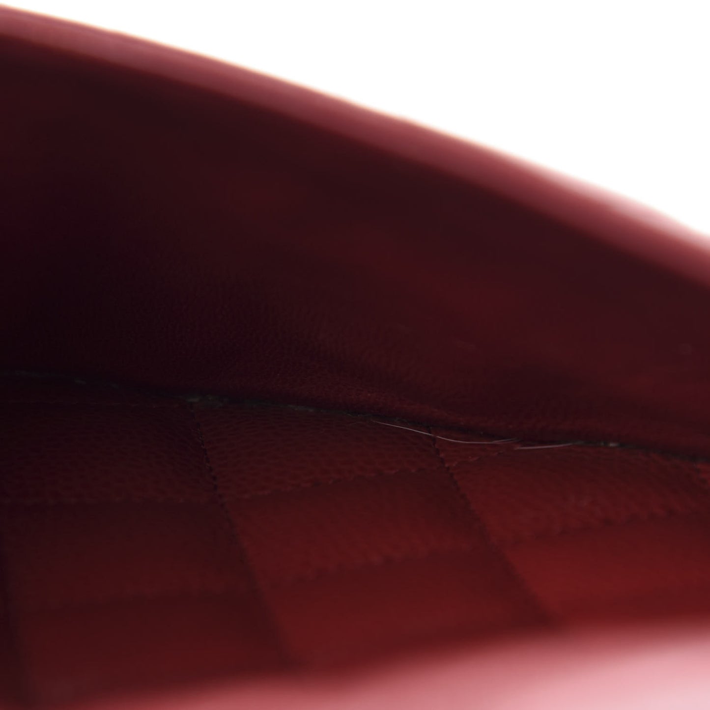 Caviar Quilted Jumbo Single Flap Bijoux Chain Red