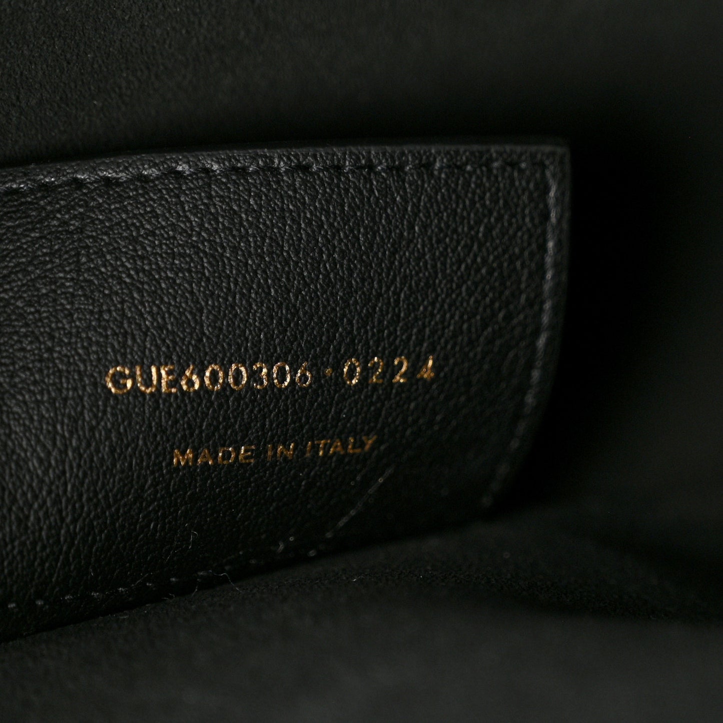 Calfskin North-South Shopping Tote Black